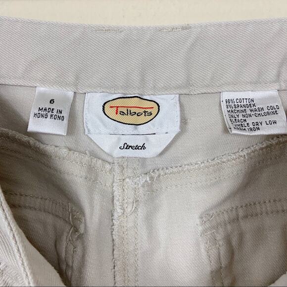 Talbots | Tan Stretch Ankle Pants | Sz 6 - Picture 4 of 4